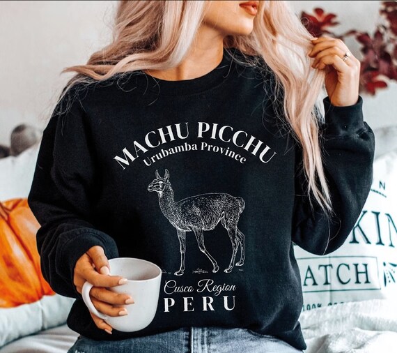 Machu Picchu Peru Sudadera Vintage Womens Peruana Machu Picchu