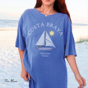 Costa Brava Comfort Colors® Tee Shirt, Spain Unisex Shirt, Costa Brava T-Shirt Travel Gift Souvenir, Spanish Holiday Tee