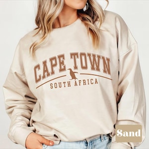 Cape Town sweatshirt, Cape Town crewneck pullover, South Africa Travel clothing gifts souvenir , South Africa Unisex sweater