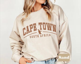Cape Town sweatshirt, Cape Town crewneck pullover, South Africa Travel clothing gifts souvenir , South Africa Unisex sweater