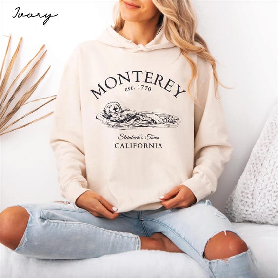 Monterey Comfort Colors® 1467 hoodie, California sweater hoodie , Monterey Unisex pullover hoodie, Californian gifts souvenir