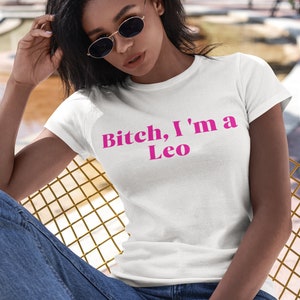 Shirt Leeuw, T-shirt sterrenbeeld Leeuw, Leeuw teef y2k retro astrologie Trendy uniseks oversized hemels positief cadeau voor jarige