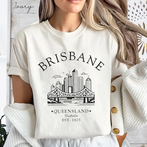 Brisbane Comfort Colors® Tee Shirt, Australia Unisex Shirt, Brisbane T-Shirt Travel Gift Souvenir, Australian Holiday Tee