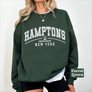Hamptons sweatshirt, Hamptons crewneck Pullover, New York Vacation gifts souvenir,