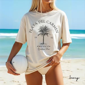 Playa del Carmen Comfort Colors® Tee Shirt, Mexico Unisex Shirt, Playa del Carmen T-Shirt Travel Gift Souvenir, Mexican Holiday Tee