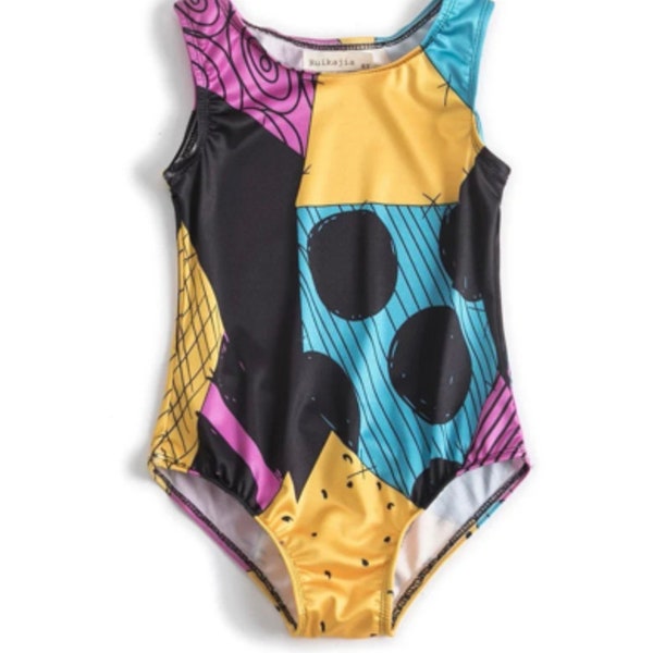 Sally Skellington Swim - Girls swimsuit