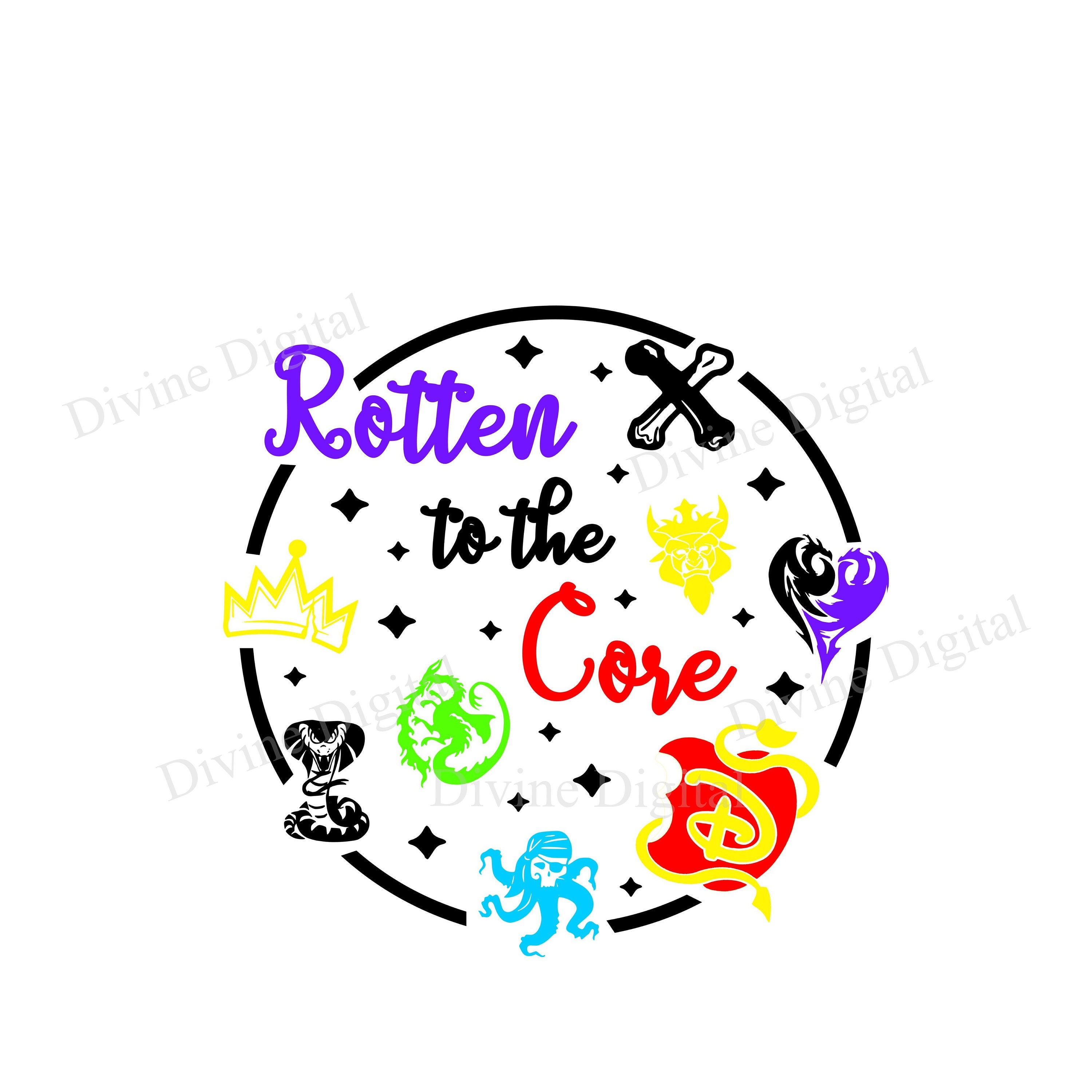 Rotten To The Core Svg, Mouse Kingdom Trip Svg, Evil Queen