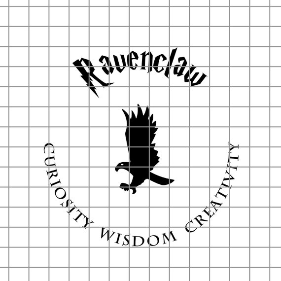 Ravenclaw HP Houses Traits Shirt SVG File for Vinyl Cutting Machines  Silhouette Cricut Brother Scan N Cut