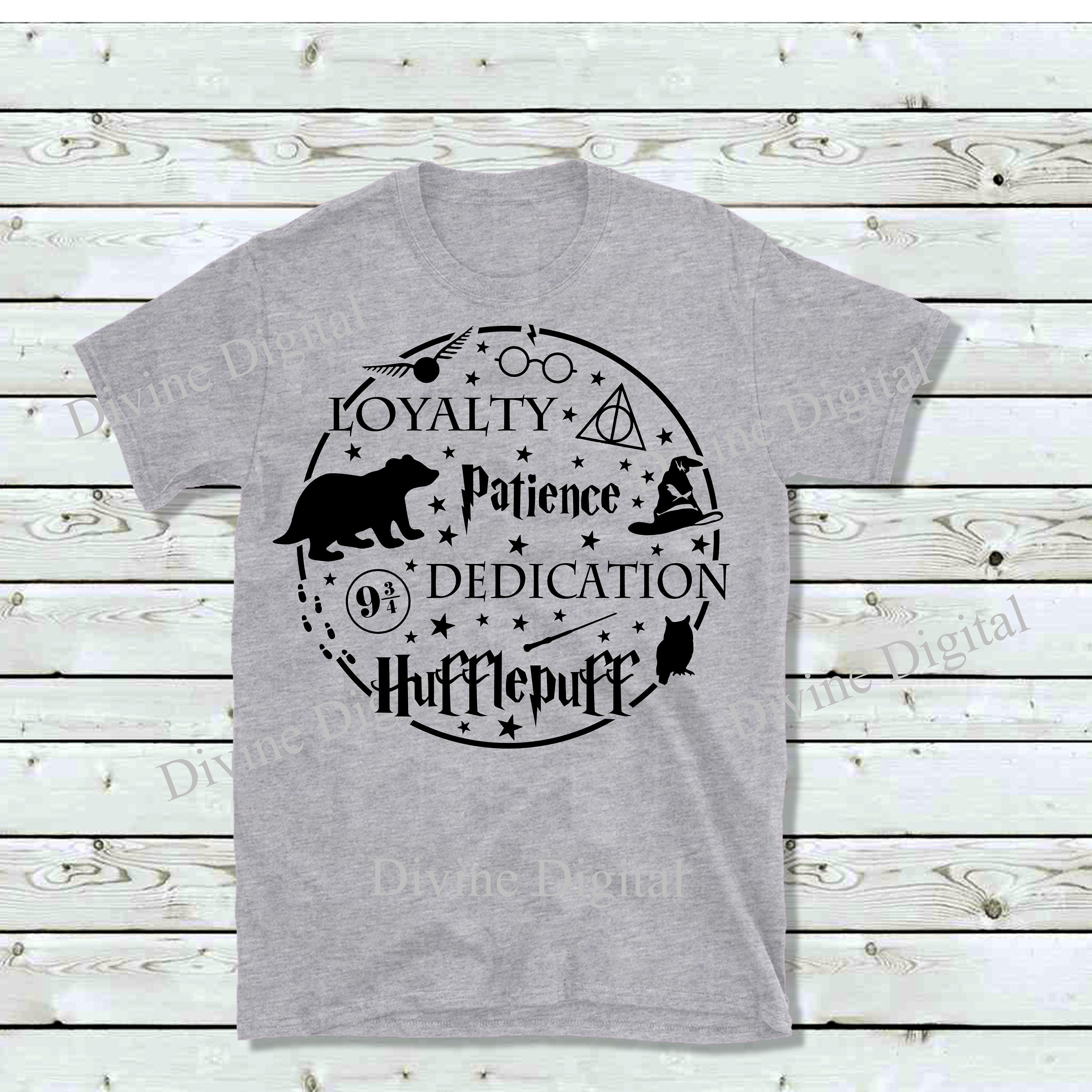 Hufflepuff HP Houses Word - Cricut File SVG Shirt Cut Machines Scan Etsy Silhouette Bubble N Vinyl Cutting for Brother
