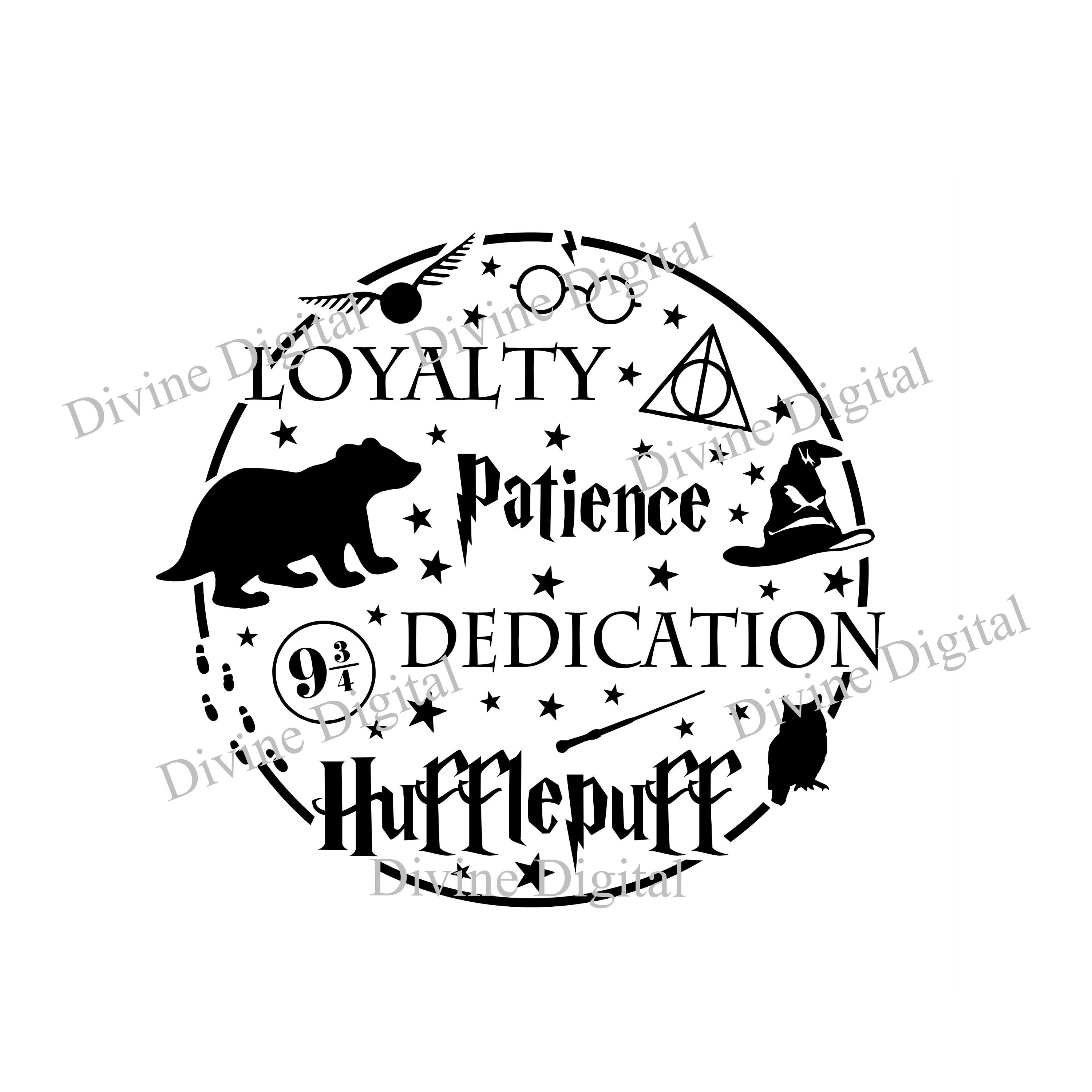 Hufflepuff HP Houses Word Bubble Shirt SVG File for Vinyl Cutting Machines  Silhouette Cricut Brother Scan N Cut - Etsy