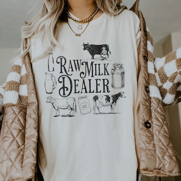 Raw Milk Shirt Homestead Shirt Kefir Grains Raw Milk Gift for Farmer Homestead T Shirt Crunchy Mama Homestead TShirt Support Local Farms