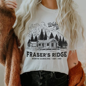 Frasers Ridge Shirt Jamie Fraser Outlander Shirt Sassenach Shirt Claire Fraser Fraser Ridge Clan TShirt Mothers Day Gift for Her Dinna Fash