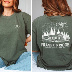 Outlander Shirt Frasers Ridge Jamie Fraser Outlander T Shirt Sassenach Shirt Claire Fraser Fraser Ridge Clan TShirt Gift for Her Bookish Tee