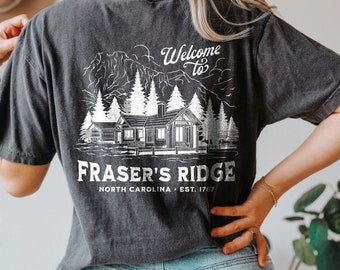 Outlander Shirt Frasers Ridge Jamie Fraser Outlander T Shirt Sassenach Shirt Claire Fraser Fraser Ridge Clan TShirt Gift for Her Bookish Tee