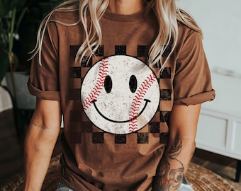 Baseball-Shirt-Geschenk, Baseball-Spieltag-Shirt für Frauen, T-Shirt, Ball-Spieltag-T-Shirt, Baseball-Mutter-Shirt, Spieltag, Baseball-Spieltag-T-Shirt für Frauen