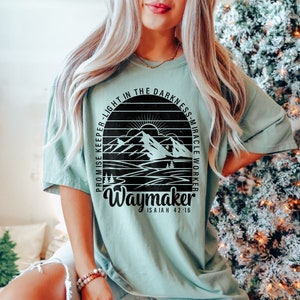 Waymaker Miracle Worker Promise Keeper Bible Verse Religious T Shirts Waymaker Miracle Worker Promise Keeper Bible Verse Religious T Shirts
