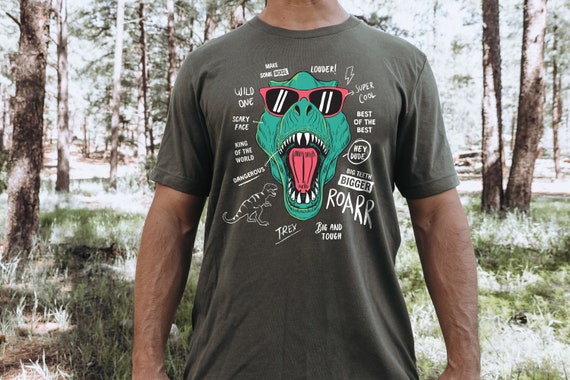 Skateboard T-Shirt Dinosaur Tshirt T-Rex Tee Gift Vintage Skateboard T-Shirt Dinosaur Tshirt T-Rex Tee Gift Vintage