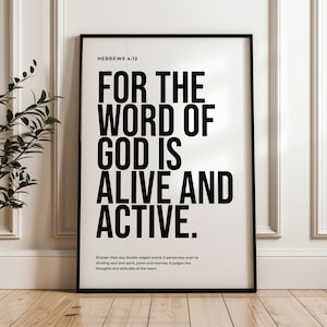 Impresión de versículos bíblicos cristianos, póster tipográfico de Jesús, arte de pared cristiano, póster retro, decoración de pared religiosa, galería de arte de pared, decoración de dormitorio