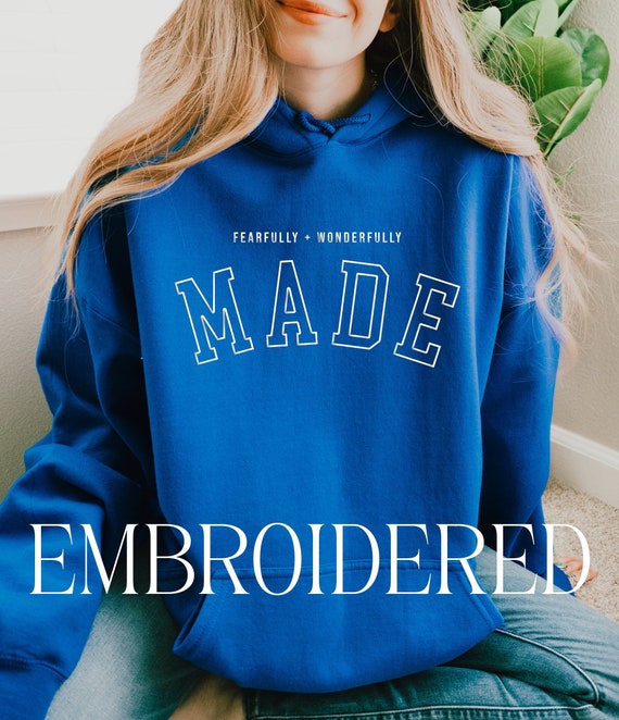 Fearfully and Wonderfully Made Christian Sweater Sweatshirts Fearfully and Wonderfully Made Christian Sweater Sweatshirts