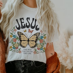 Jesus Shirt Boho Christian Shirt Jesus Jesus Jesus Christians T Shirts Religious Shirt Jesus Apparel Faith Based T Shirts Bible Verse Shirt