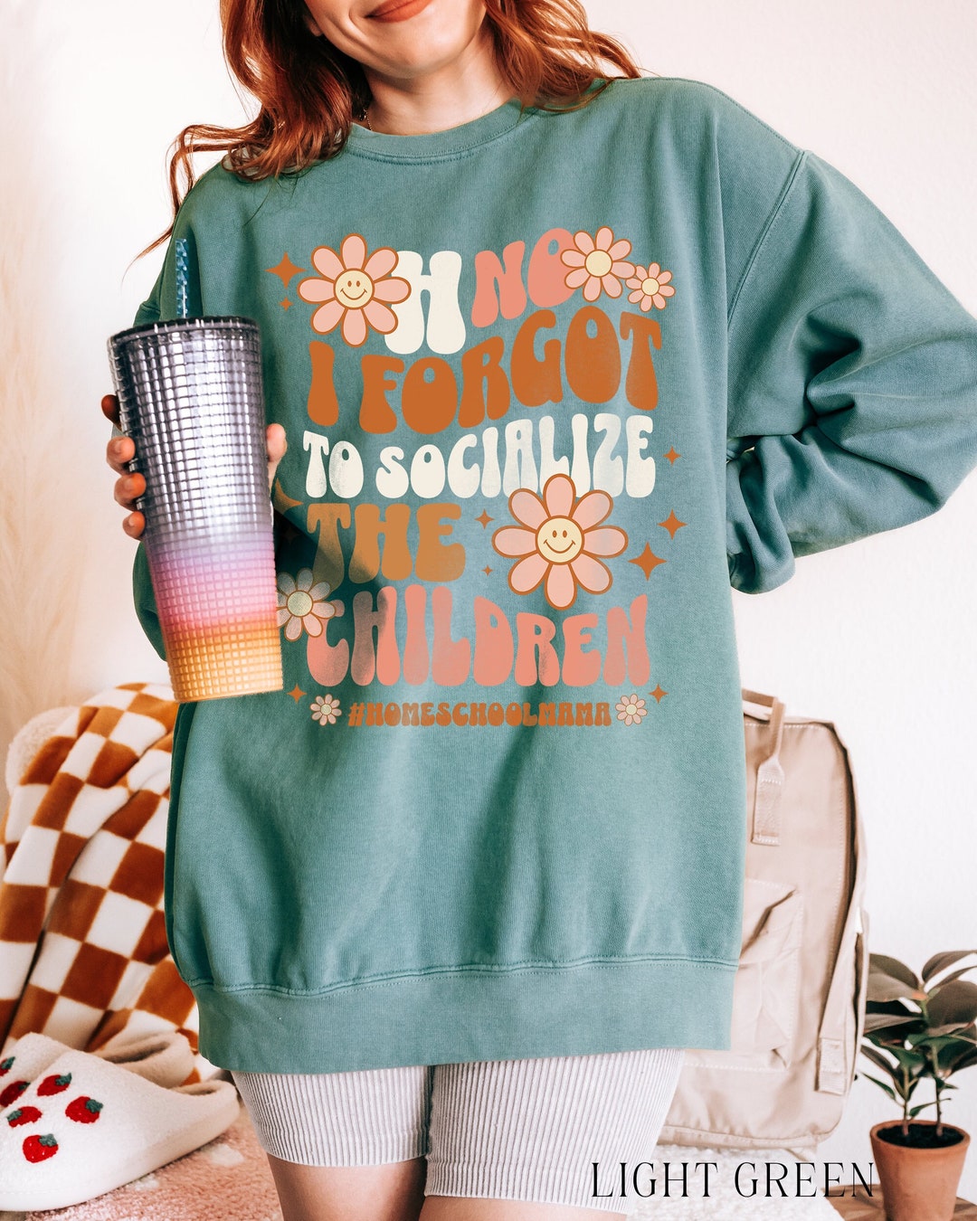 Homeschool Mom 24/7 Sweatshirt