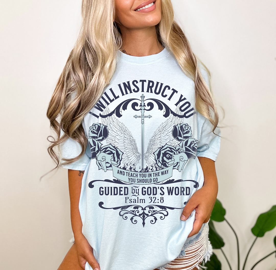 Christian Tshirt Bible Verse Shirt Comfort Colors Christian T Shirts ...