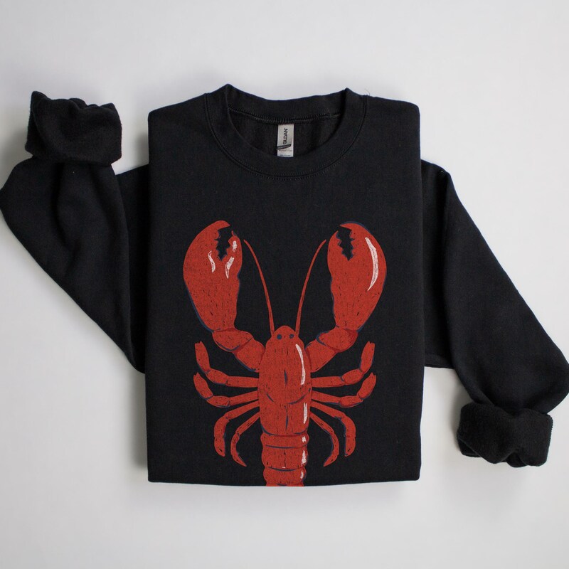 Hamptons Lobster Sweatshirt - Yellow