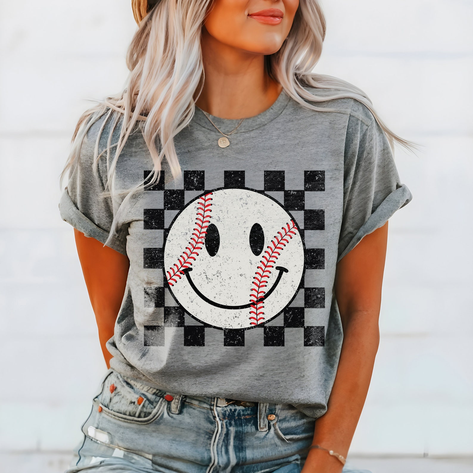 Oversized Baseball Shirt Women Vintage Baseball Graphic Tee Baseball...