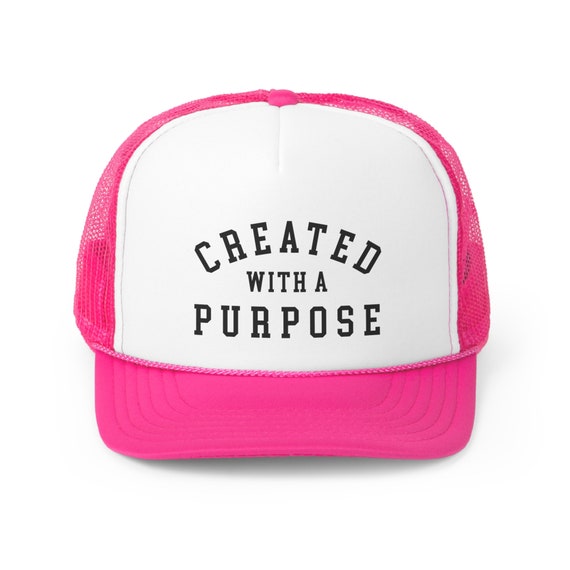Created With a Purpose Christian Trucker Cap Created With a Purpose Christian Trucker Cap