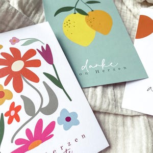 Postkartenset  von Herzen, christliche Karten, Bibelverskarten, Geburtstag, danke, Glückwunsch