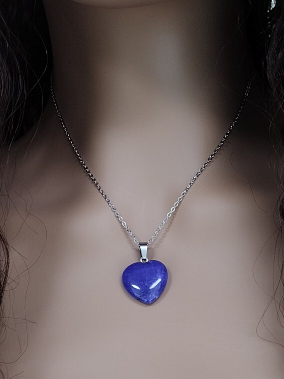 Lapis Lazuli Heart Necklace Lapis 