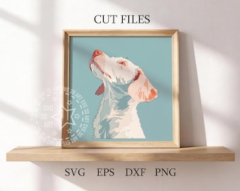 Spinone Italiano Dog 3D Shadow Box SVG, Layered Art, Pet Memorial (Digital Download)