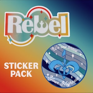Sticker Pack, Space Wars themed