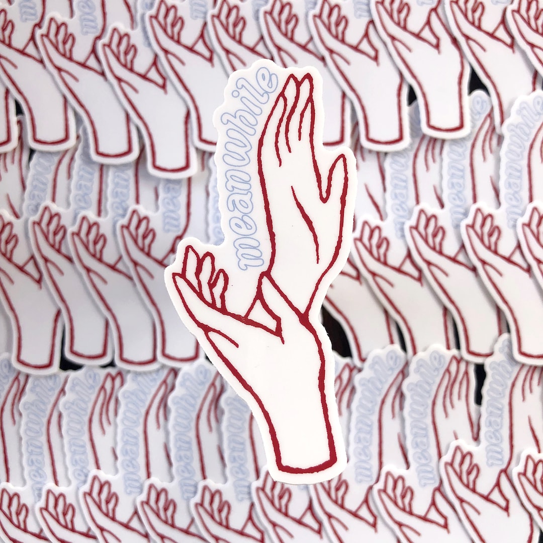 Meanwhile Sticker - Etsy