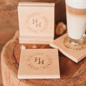 Custom Design Wood Coasters  |Wedding Coasters | Custom Event Coasters | Logo Coasters | Business Coasters | Custom Party Coasters |Coasters