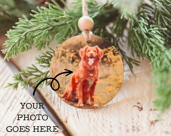 Dog Photo Ornament | Custom Pet Ornament Dog Ornament | Dog Lover Gift | Dog Parents Gift | Dog Ornament | Dog Ornaments | Pet Ornament