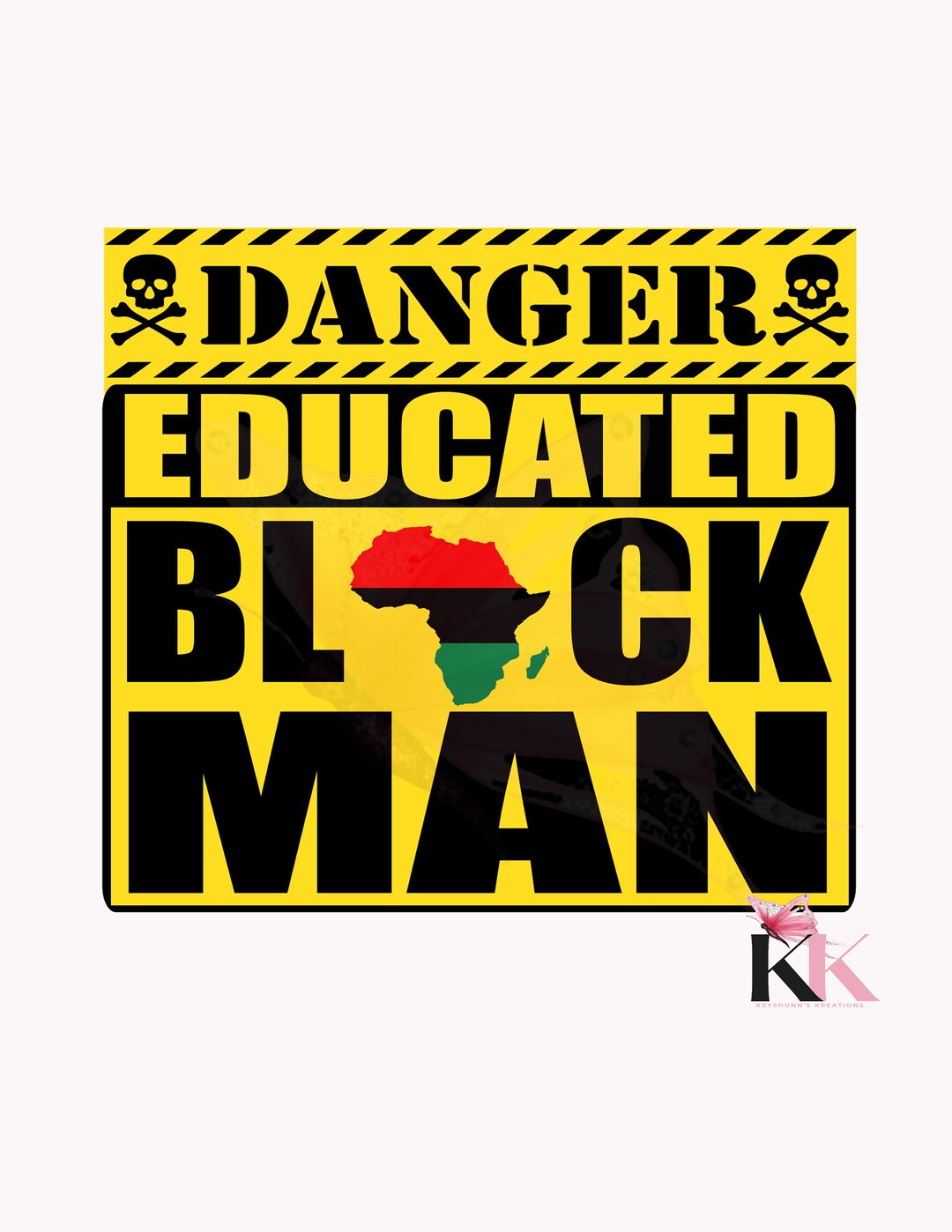Danger Educated Black Man Svg/png/jpg - Etsy