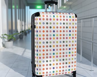 Polka Dot | Suitcase | Travel Gear | Carry On Bag | Checked Luggage | Large Suitcase