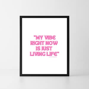 Kourtney Kardashian - My Vibe Right Now Is Just Living Life 8X10 Digital Print