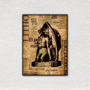 Bacio della Morte, Jaume Barba, Joan Fontbernat, poster originale, poster di giornale, poster vintage, poster di illustrazioni, poster di arte digitale