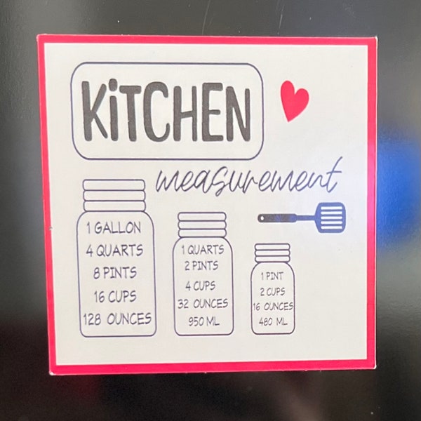 Kitchen measurements MAGNET