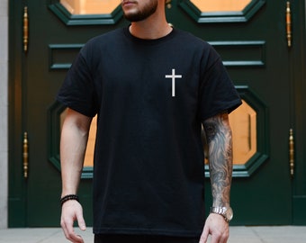 Jesus has my back mens tee