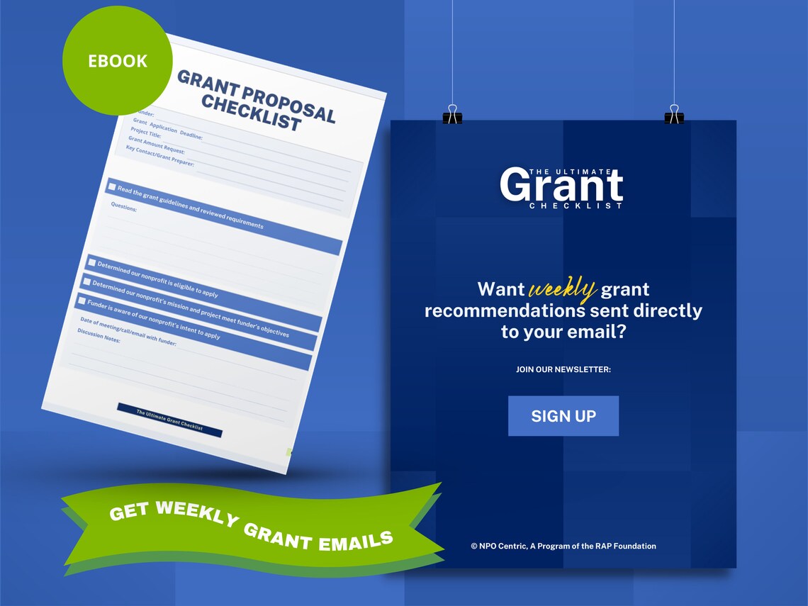 The Ultimate Grant Checklist for Nonprofits Helps Nonprofits Get Grant Funding Nonprofit Grant