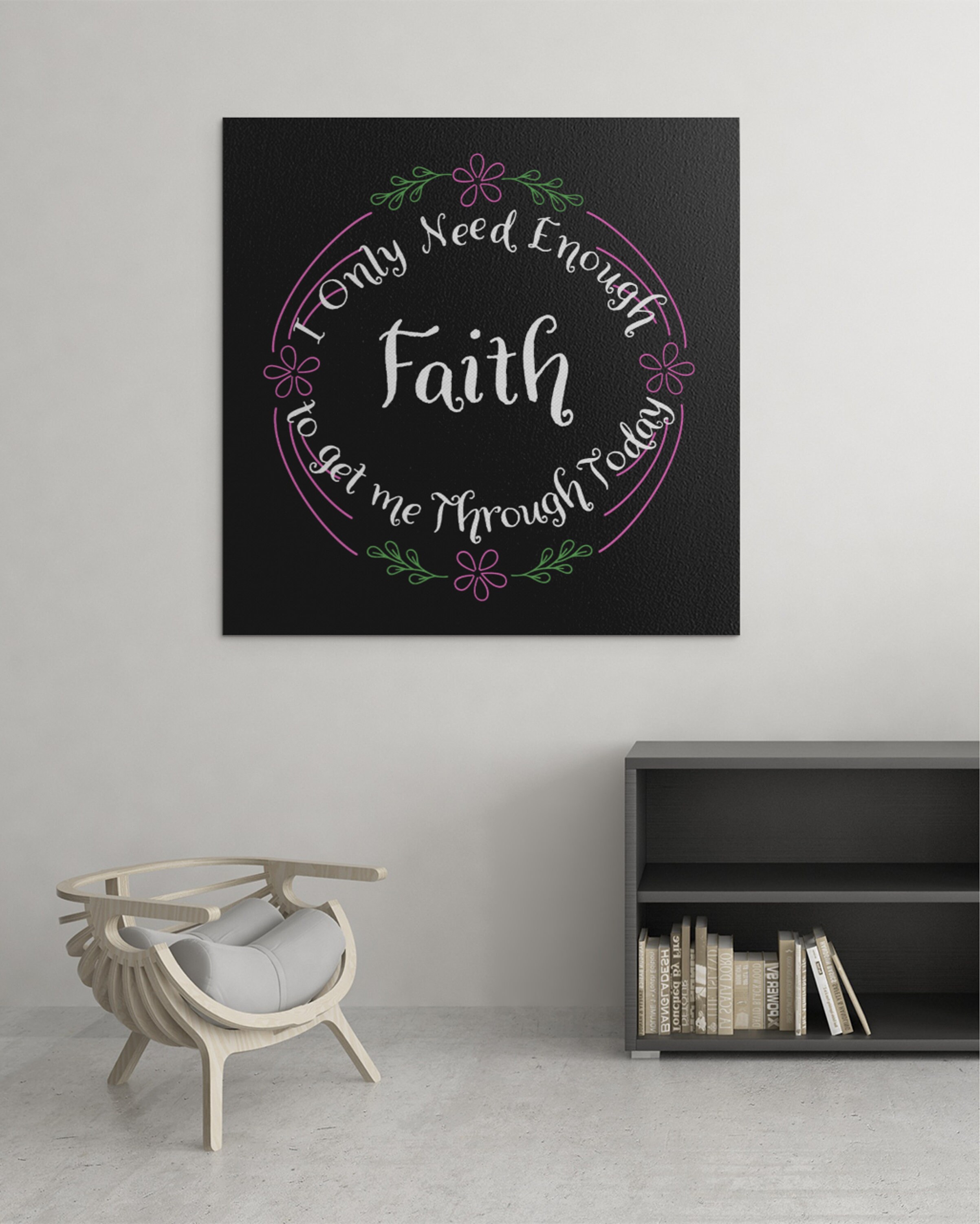 Faith for Today Wall Art Downloadable Printable Christian Etsy
