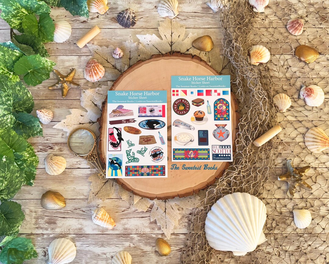 Nancy Drew Snake Horse Harbor Sticker Sheets | Danger on Deception ...