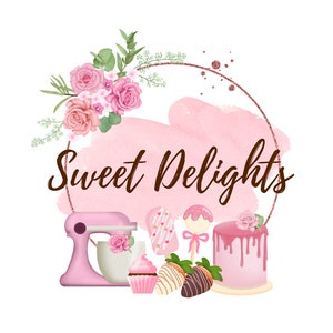 Aangepast logo-ontwerp, aquarellogo, kalligrafie, glittergoud, cakebakkerijlogo, boetiek, sieradenontwerp, bloembloemenlogo