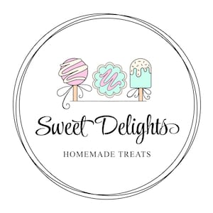 Custom Logo Design, Watercolor Logo, Calligraphy, Glitter Gold, Cake Bakery Logo, Popsicle, Cakepop Design, Flower Floral Logo