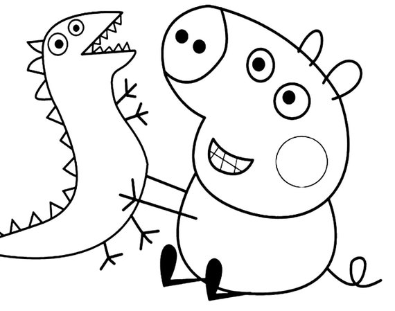 Peppa Pig coloring pages printable games #2