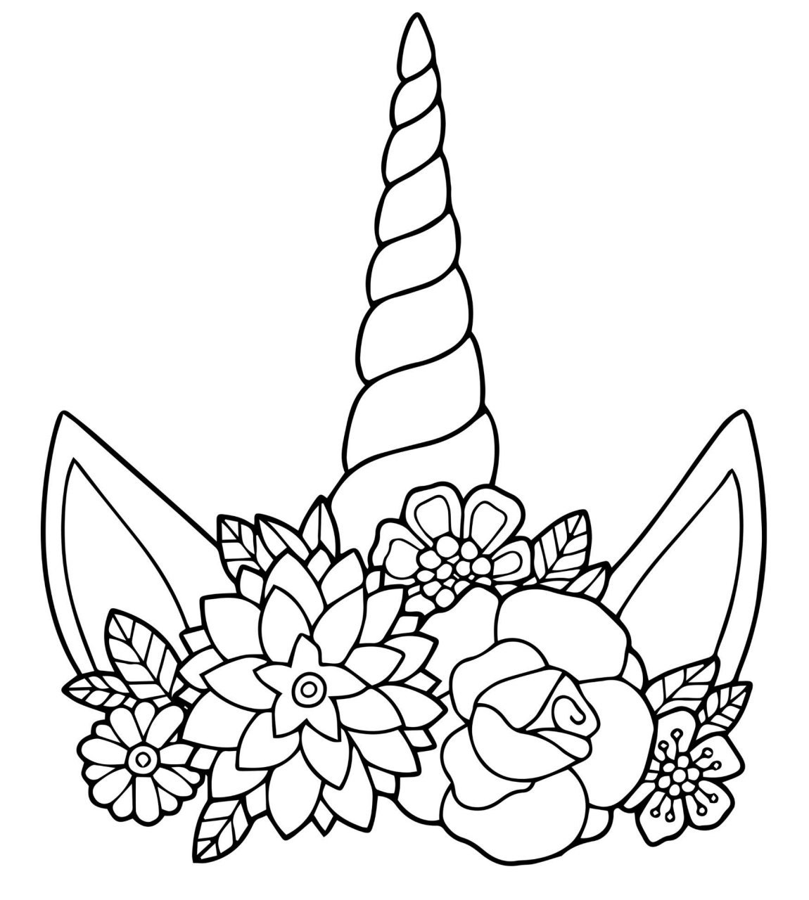 Easy Pretty Flowers Drawing and Coloring for Kids by pimporn  rungratikunthorn