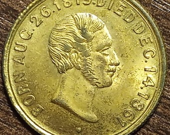1861 British Prince Albert Consort Medal Brilliant Full bold date!